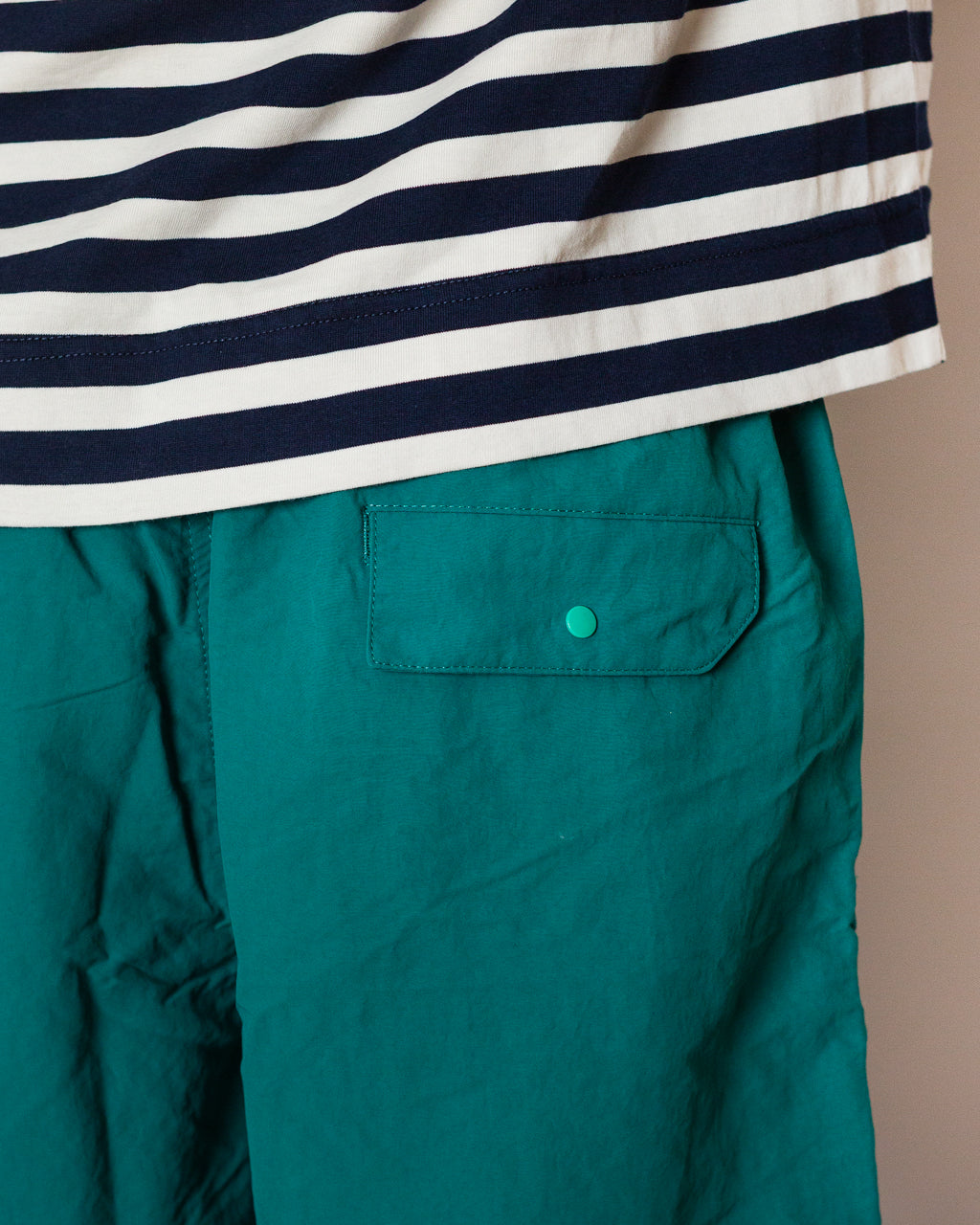 Baggies 5" - Oval Logo Gem Green