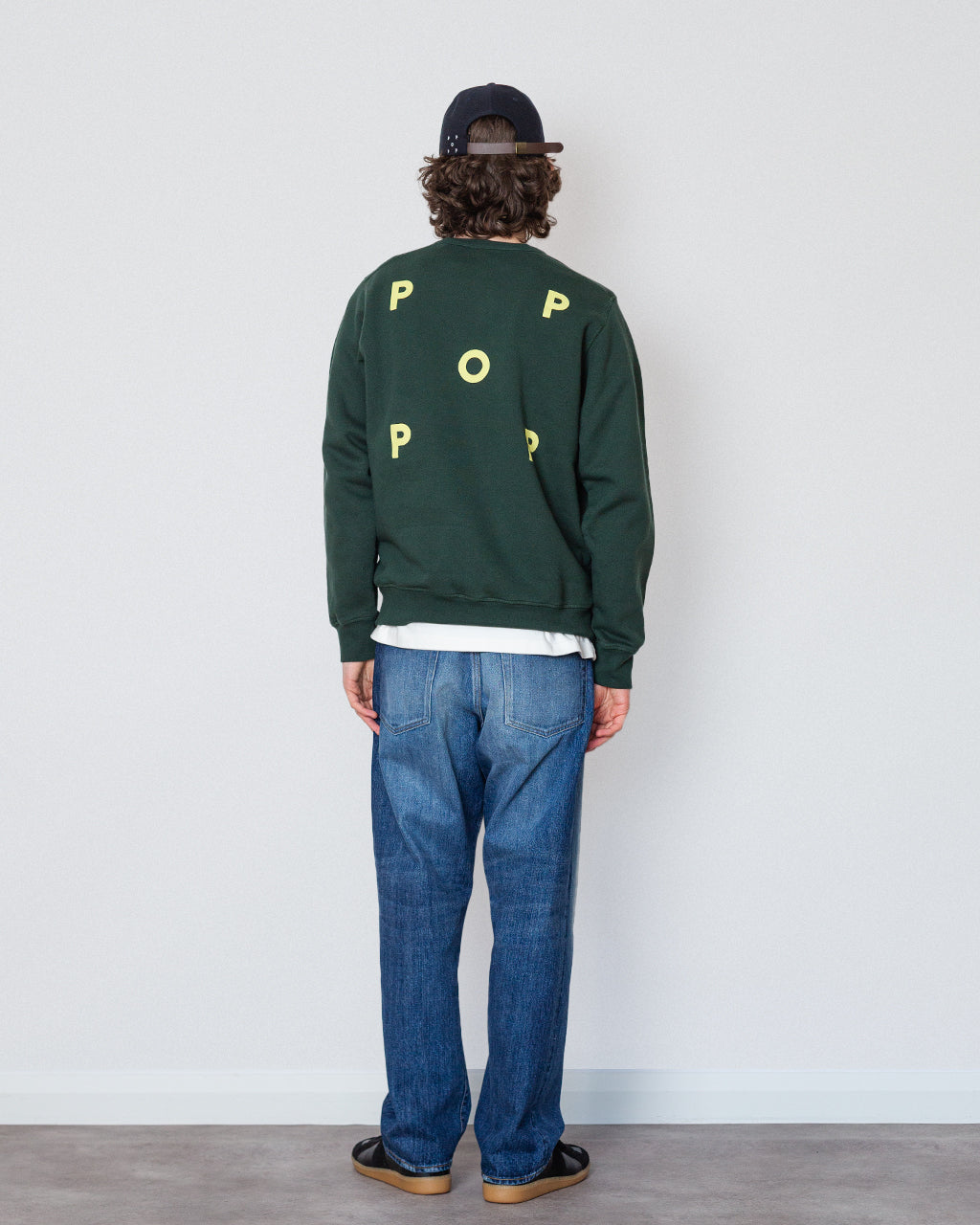 Logo Crewneck Sweatshirt - Darkest Spruce | Pop Trading Company