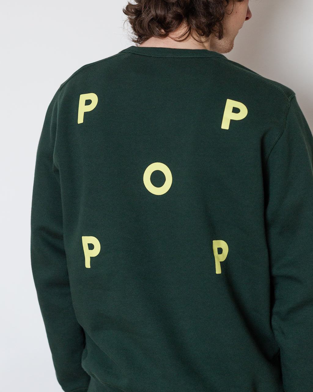 Logo Crewneck Sweatshirt - Darkest Spruce | Pop Trading Company
