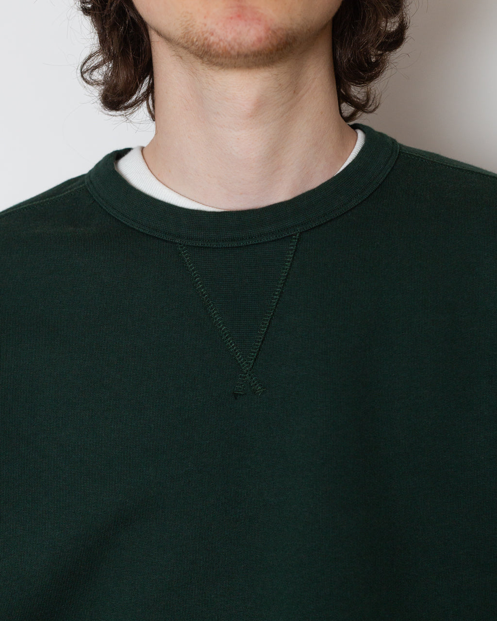 Logo Crewneck Sweatshirt - Darkest Spruce | Pop Trading Company