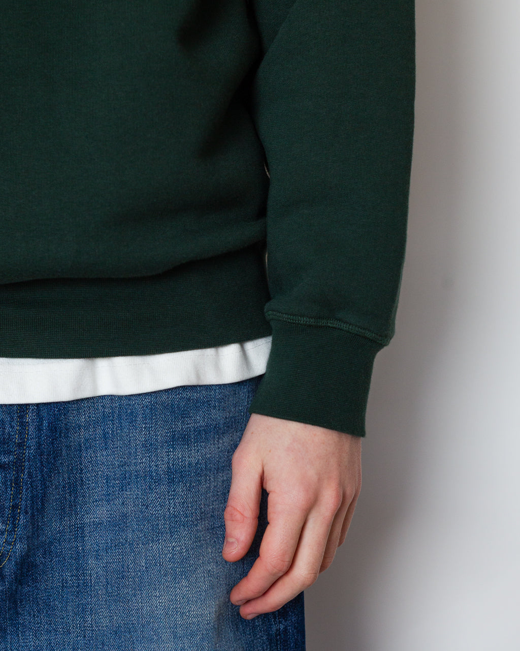 Logo Crewneck Sweatshirt - Darkest Spruce