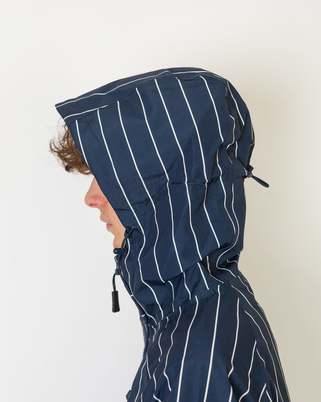 Pinstripe Oracle Jacket - Navy White