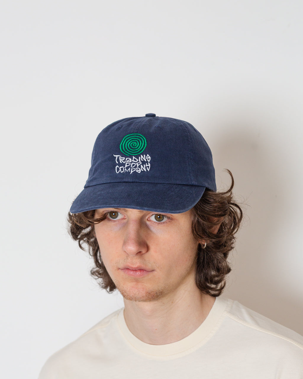 Block 6 Panel Cap - Navy | Pop Trading Company | Peggs & son.