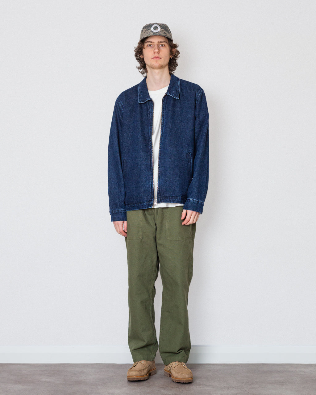 Denim Full Zip Jacket - Rinse Denim