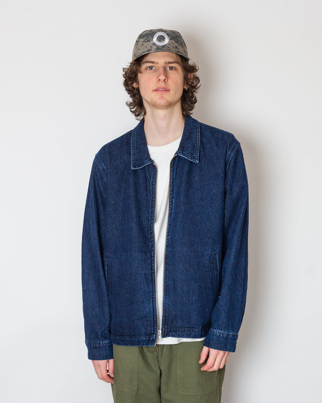Denim Full Zip Jacket - Rinse Denim