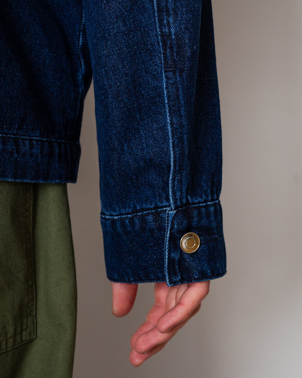 Denim Full Zip Jacket - Rinse Denim | Pop Trading Company | Peggs