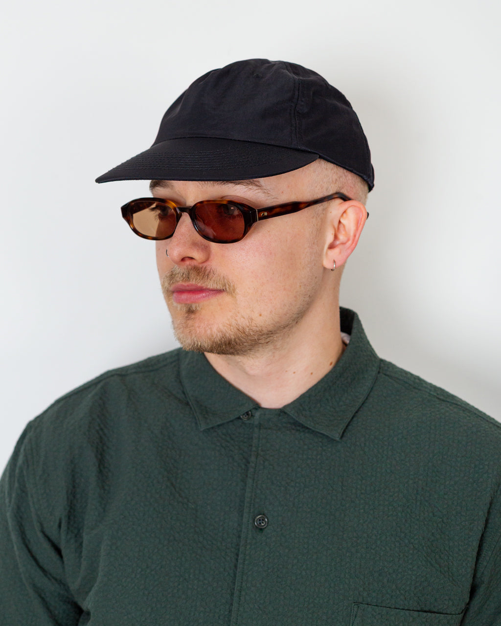 Nylon Surf Cap - Black