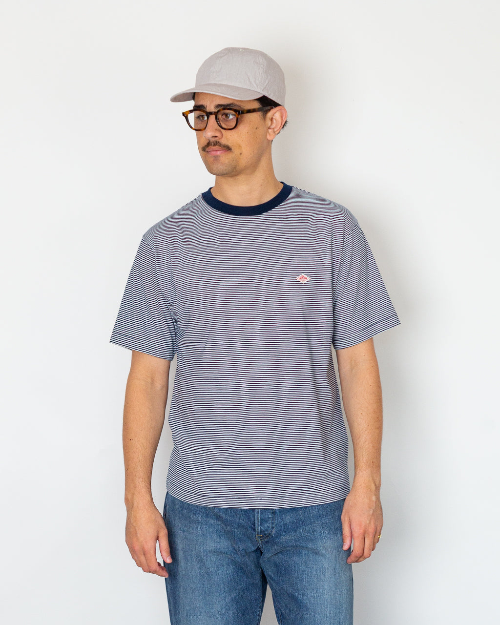 Logo T-Shirt - Navy/White