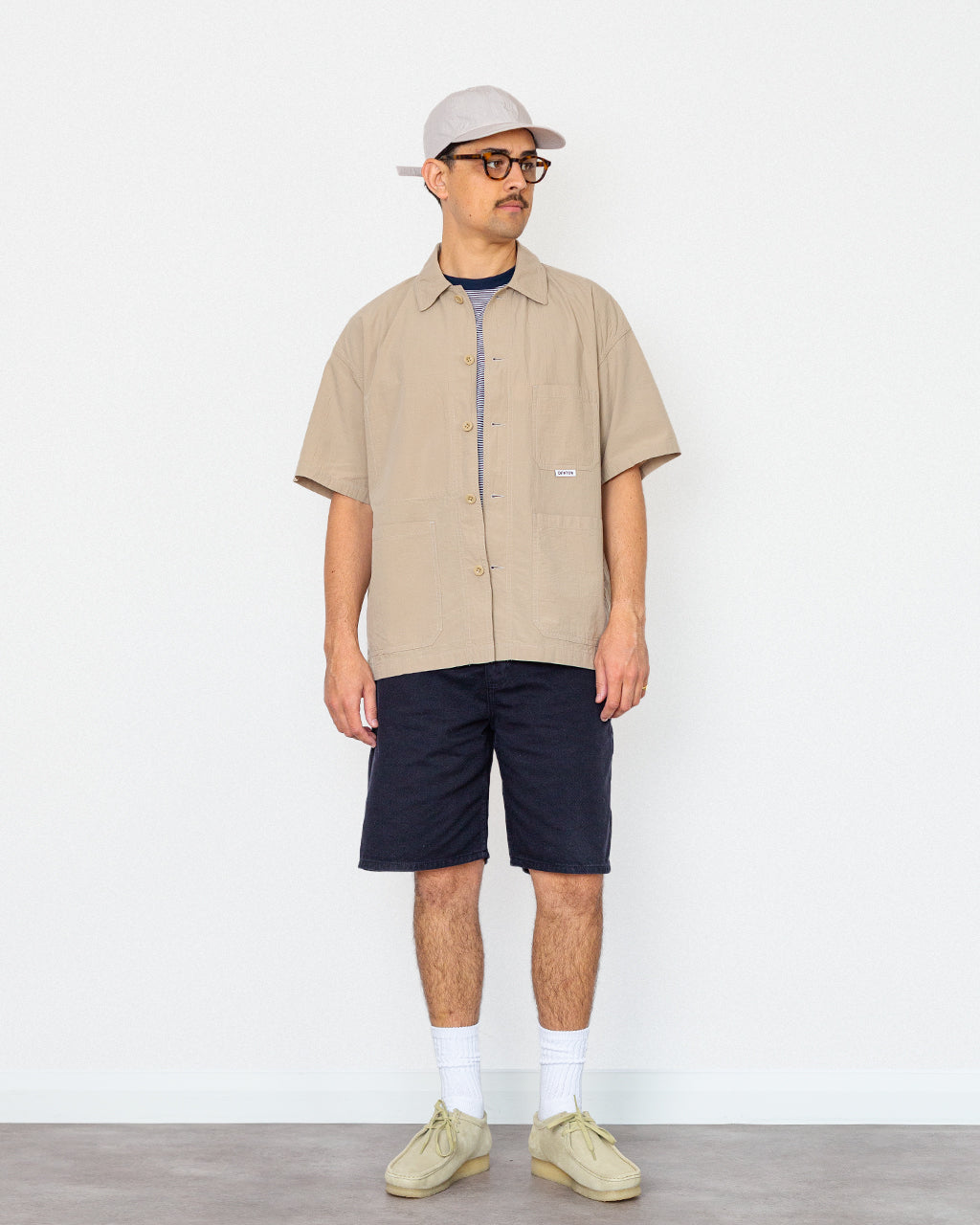 Coverall Shirt - Beige | Danton | Peggs & son.