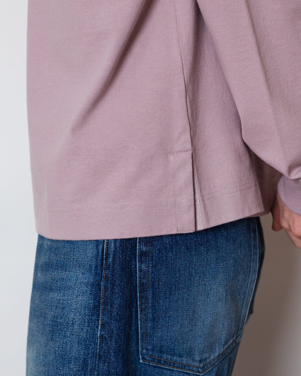Mock Neck T-Shirt - Heather