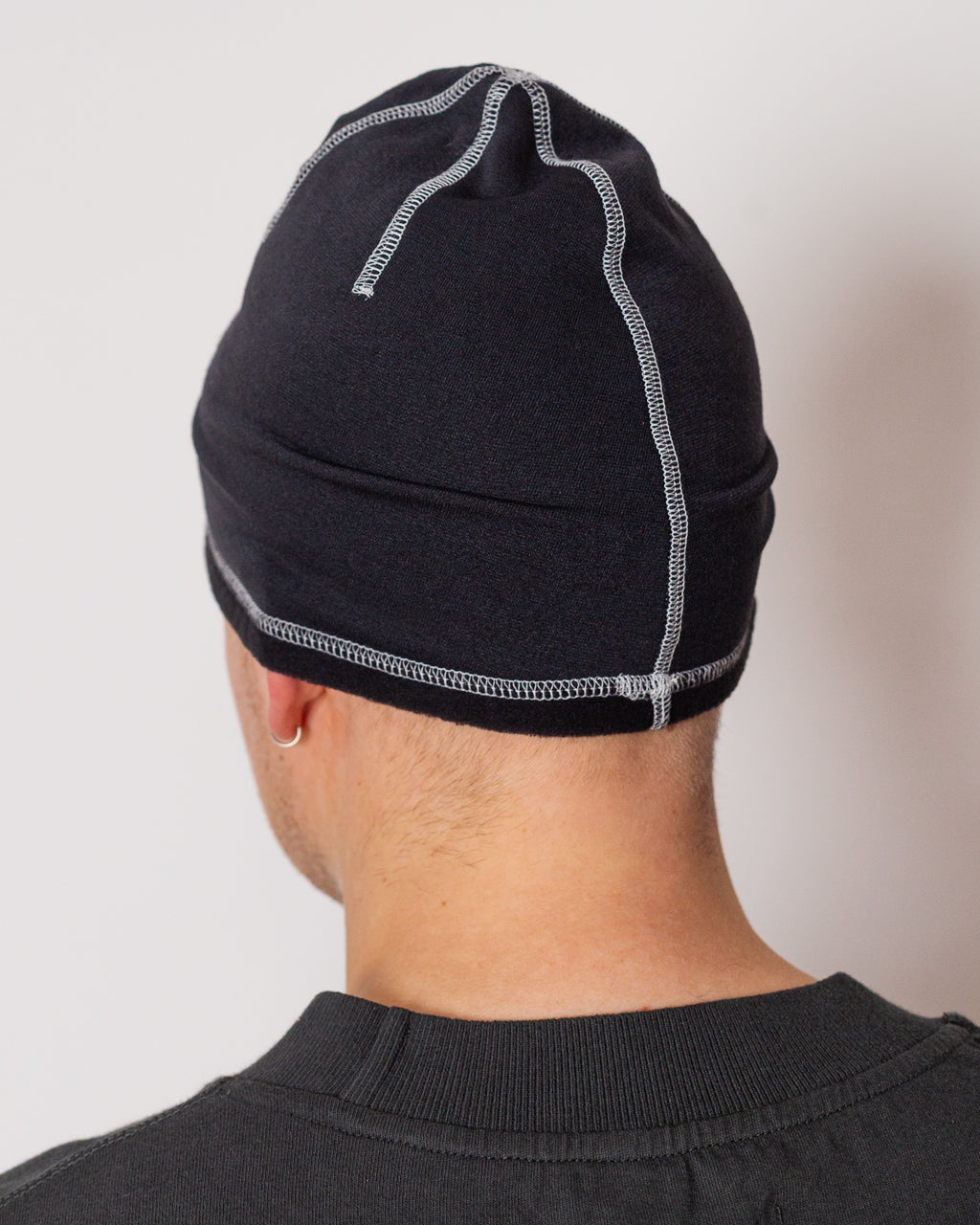 Power Wool Skull Cap - Black/Glacier Grey