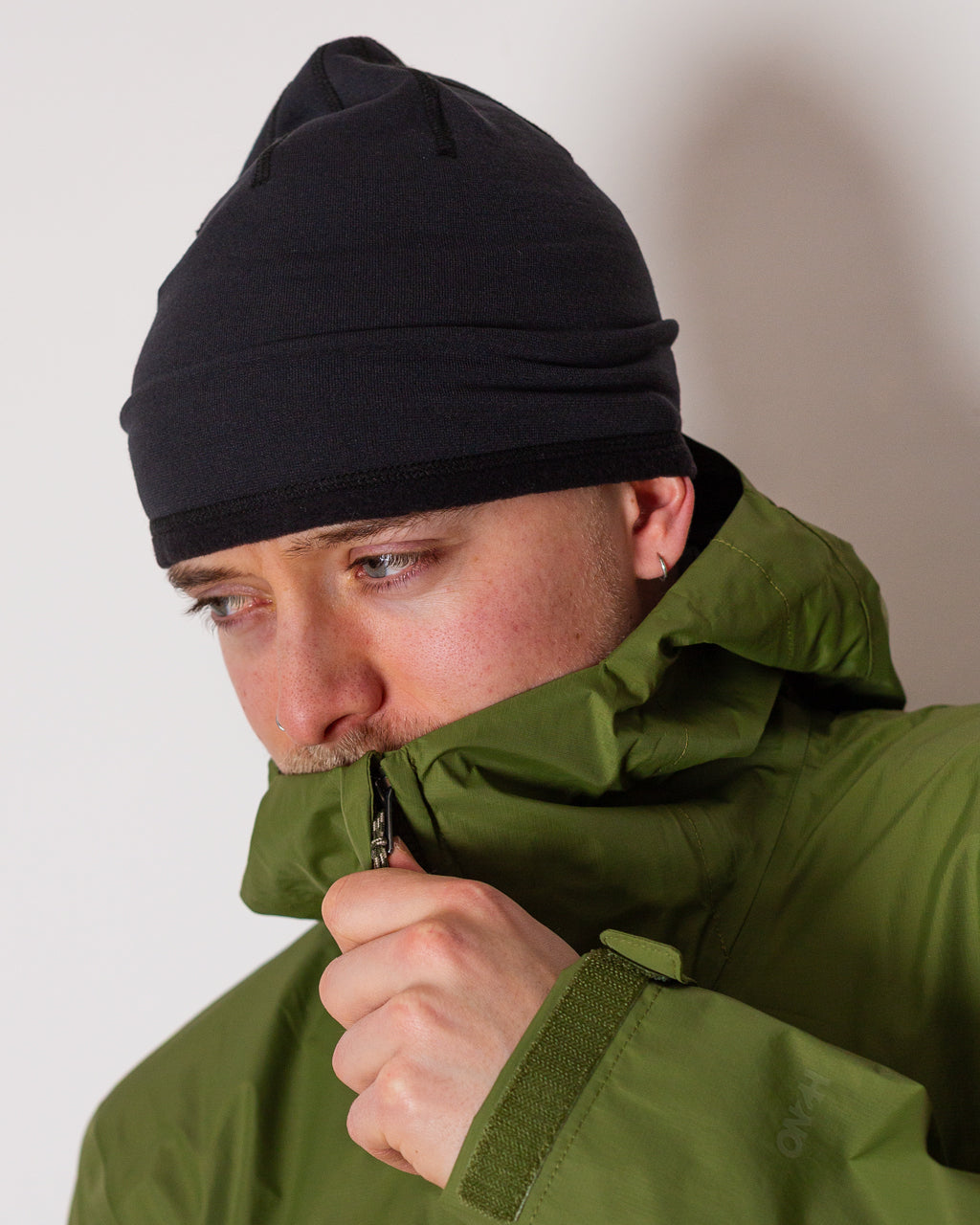 Power Wool Skull Cap - Black