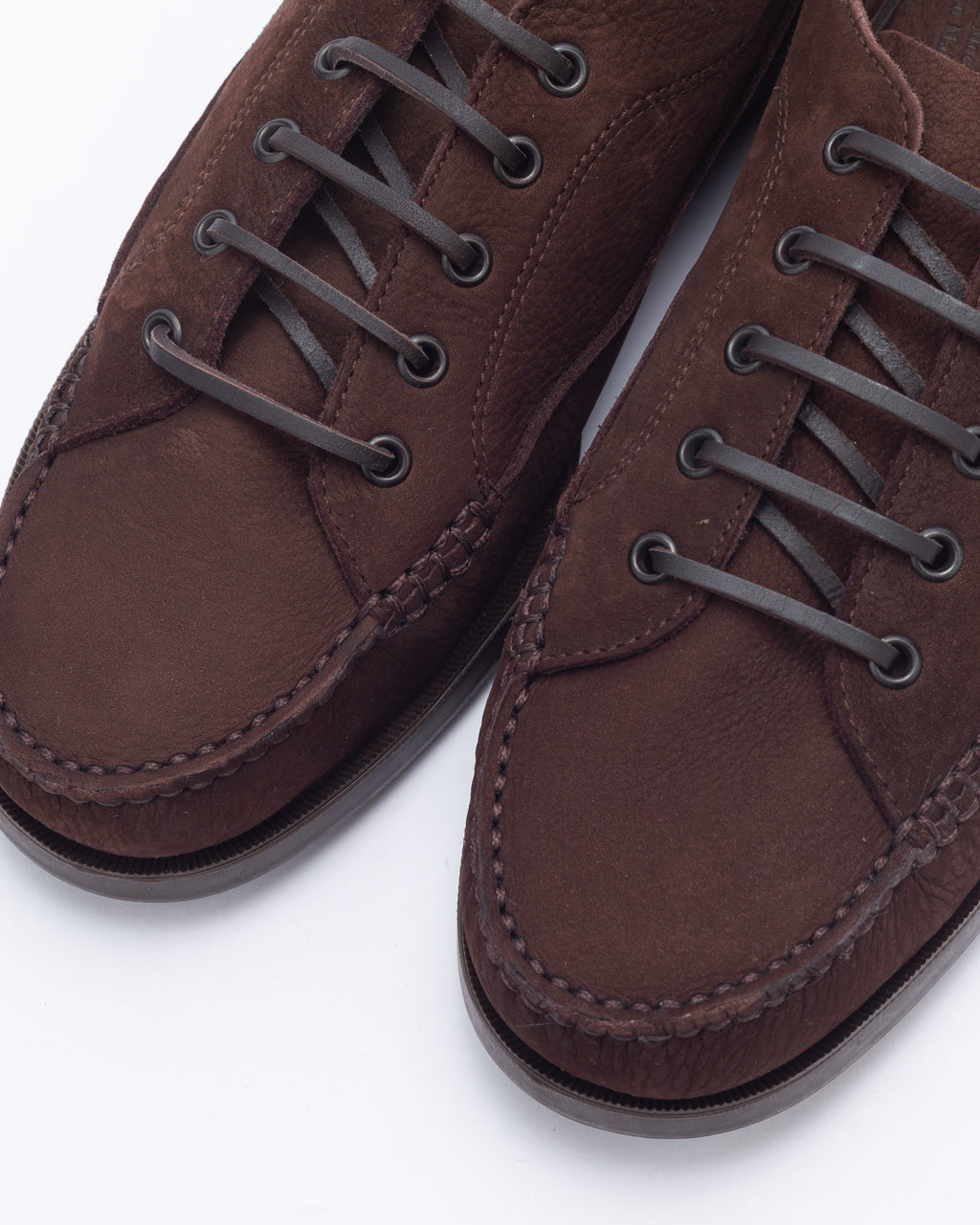 Malibu - Taurillon Nubuck Chocolate Marine Marron