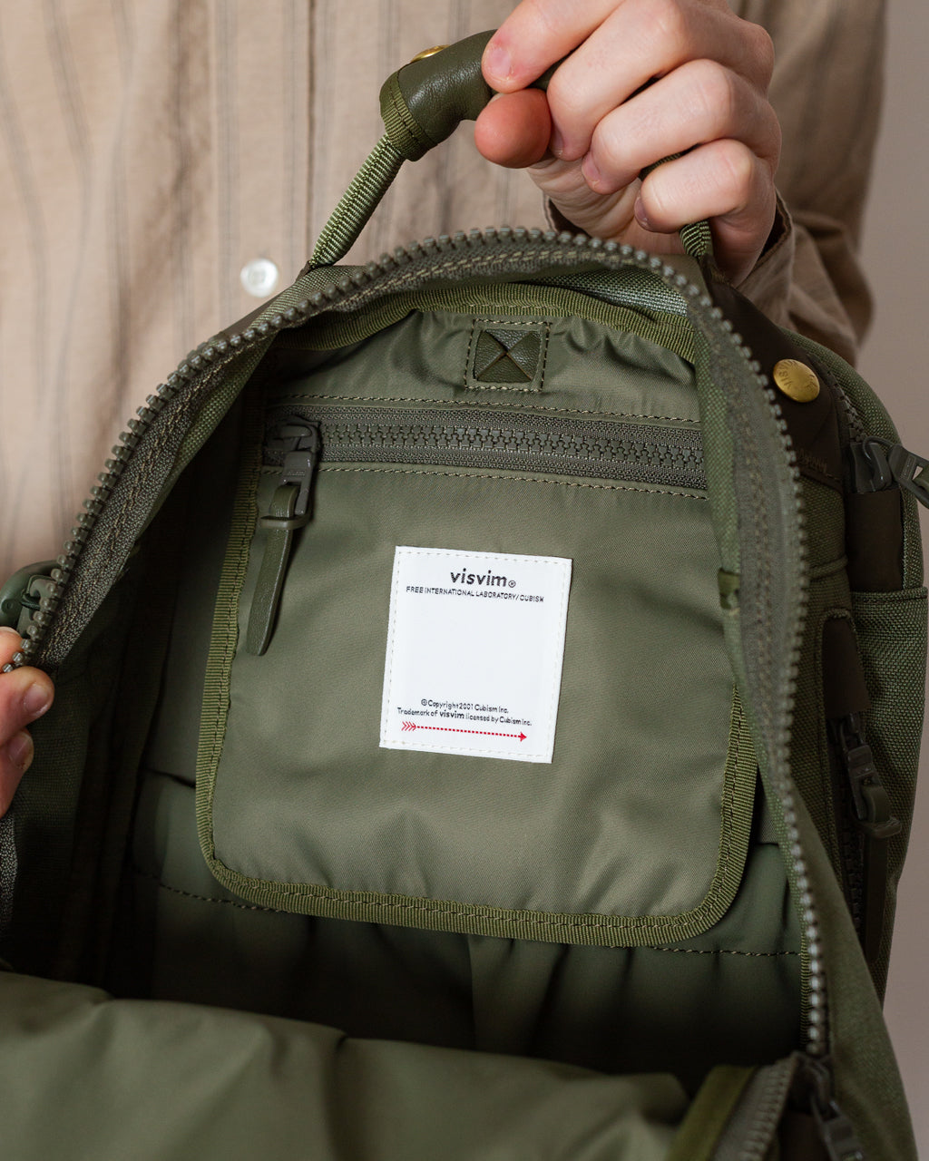 Cordura 20L Backpack - Olive | Visvim | Peggs & son.