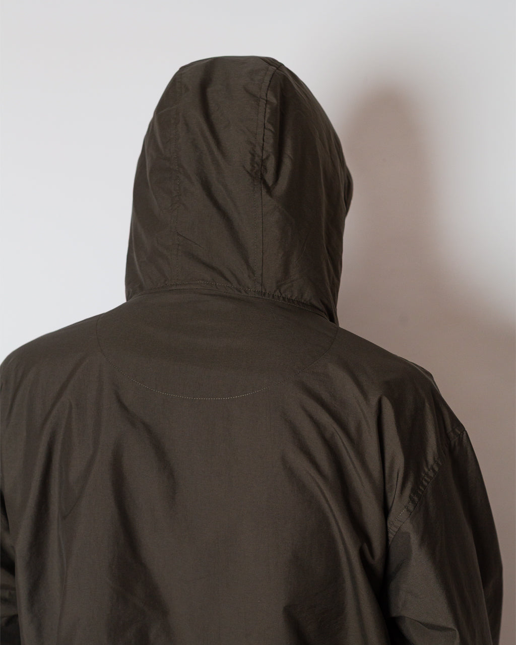 Hooded Short Jacket - Olive | Danton | Peggs & son.