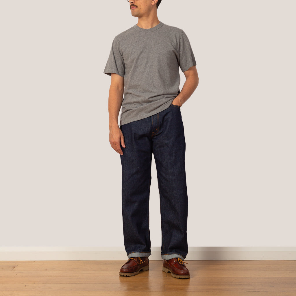 Initial Tee - Charcoal Marl