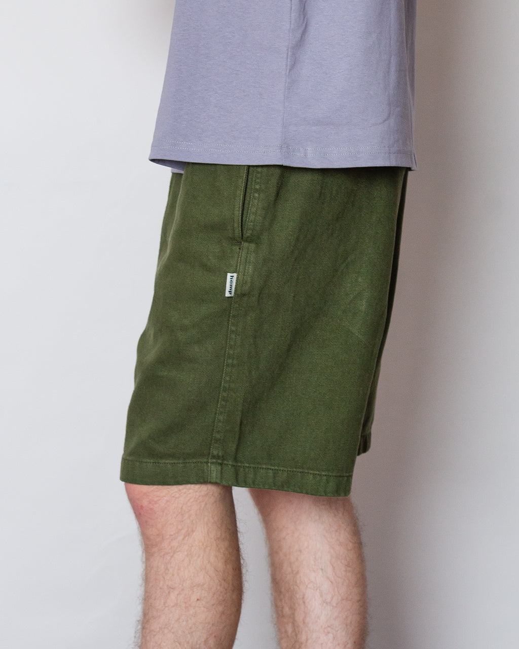 Hemp G-Short - Olive