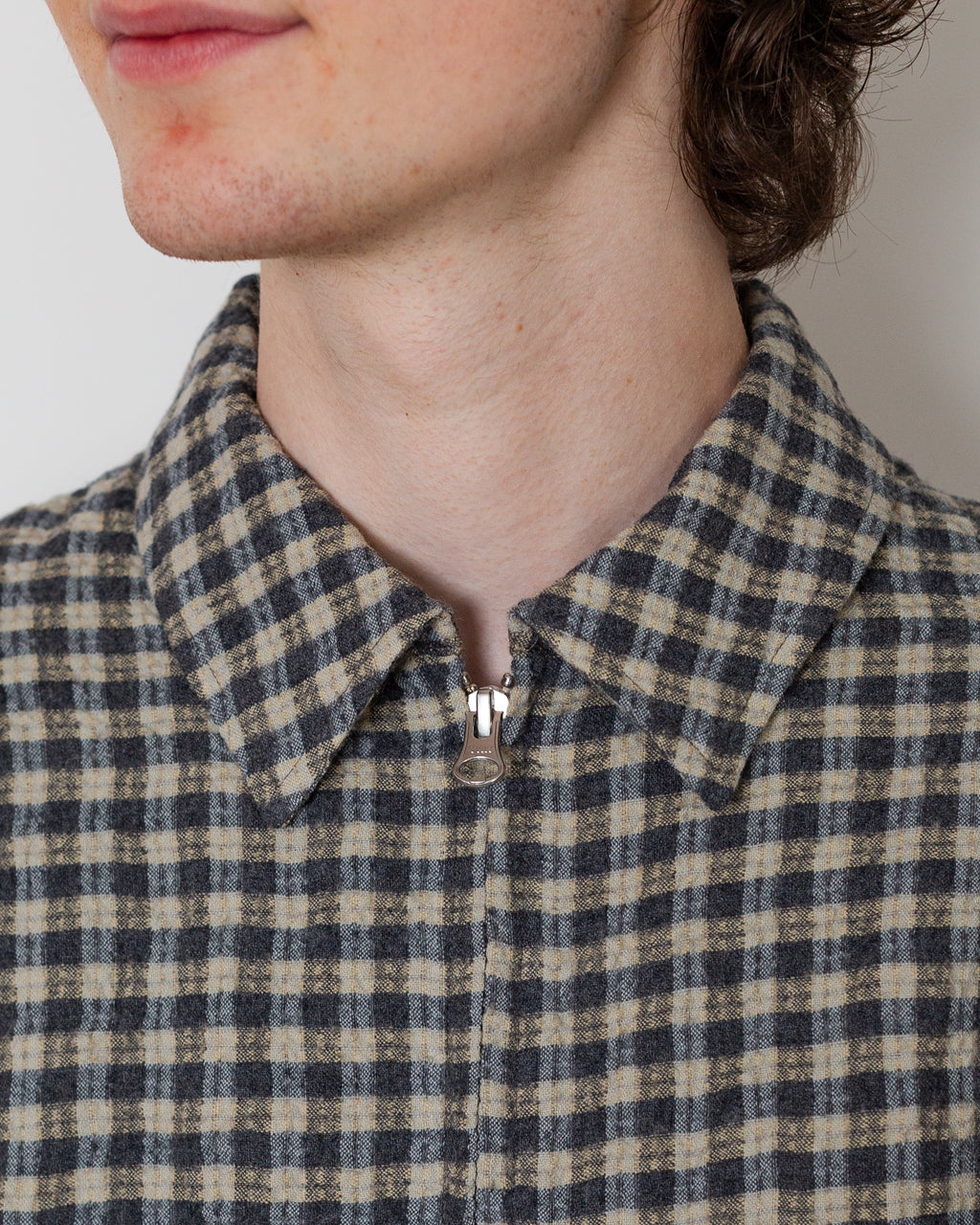 Another Overshirt 1.0 - Blue Ecru Check