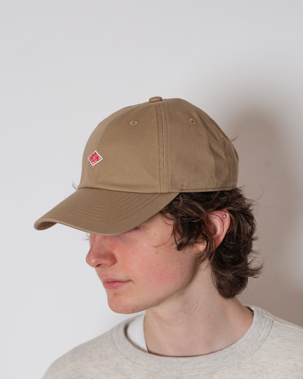 6 Panel Cap - Beige | Danton | Peggs & son.