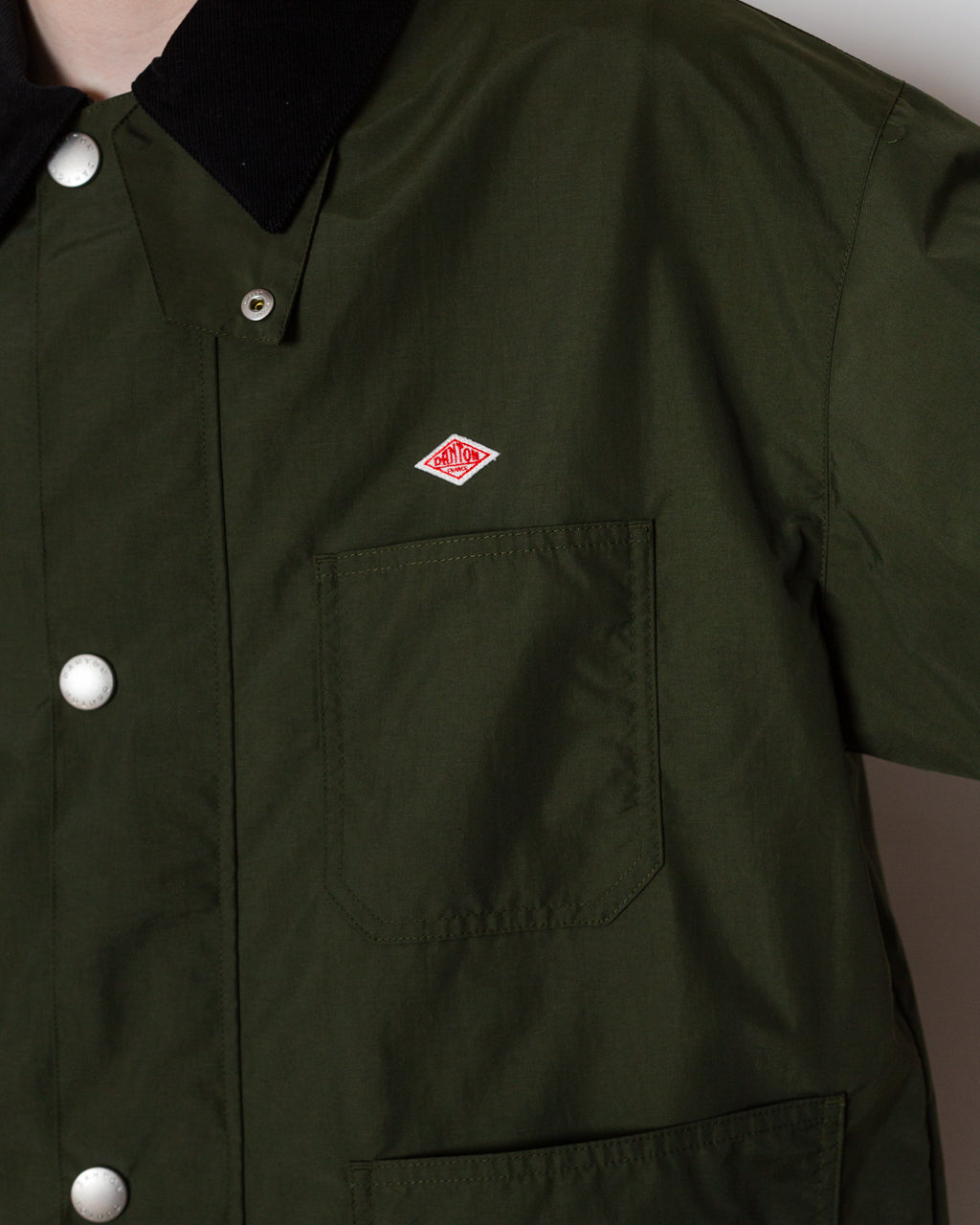 Coverall Jacket - Olive | Danton | Peggs & son.