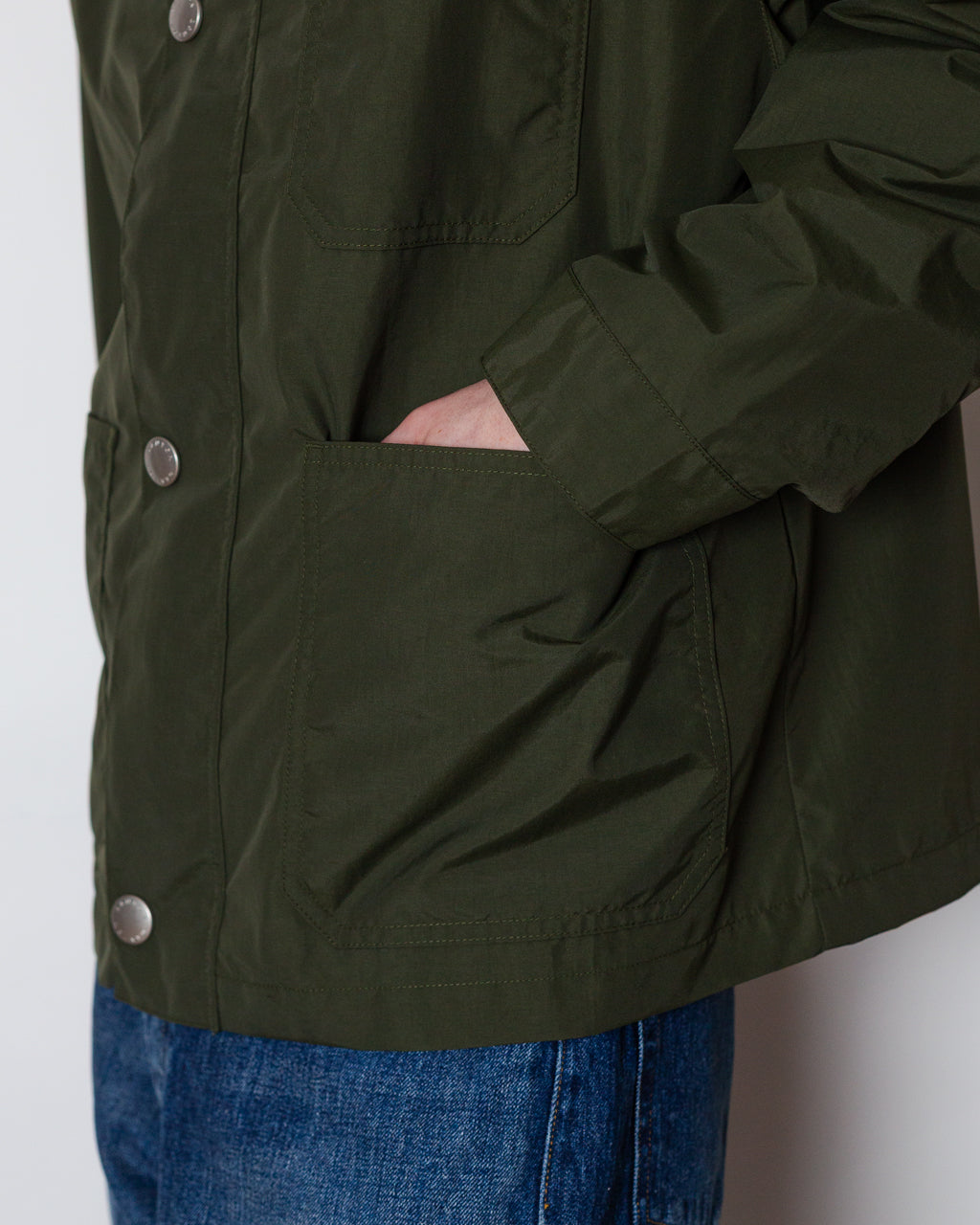 Coverall Jacket - Olive | Danton | Peggs & son.