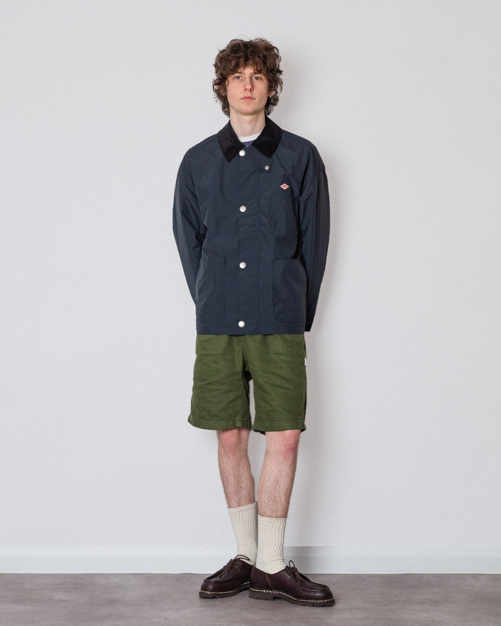 Coverall Jacket - Charcoal | Danton | Peggs & son.