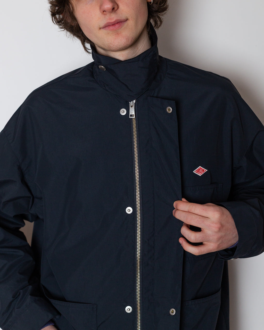 Coverall Jacket - Charcoal | Danton | Peggs & son.