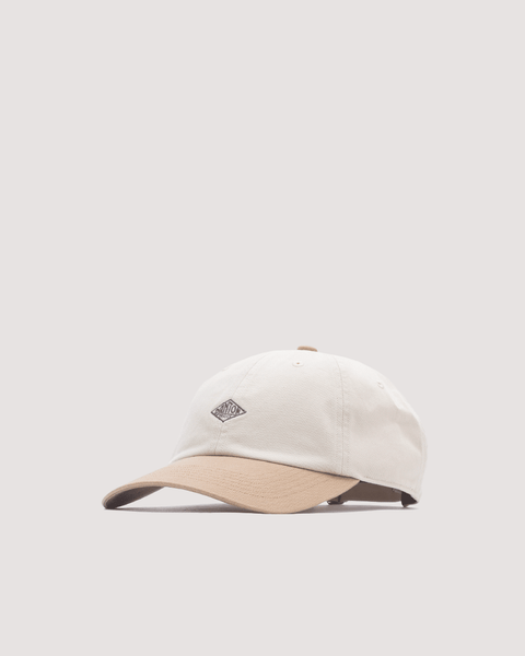 6 Panel 2 Tone Cap - Oyster/Beige | Danton | Peggs & son.