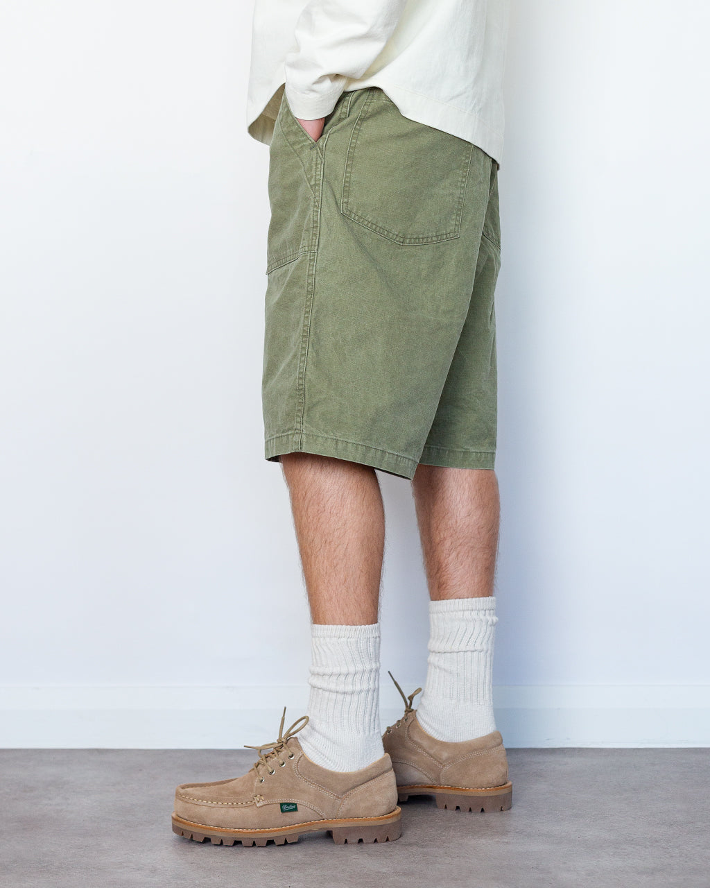 Summer Fatigue Shorts - Green | OrSlow | Peggs & son.