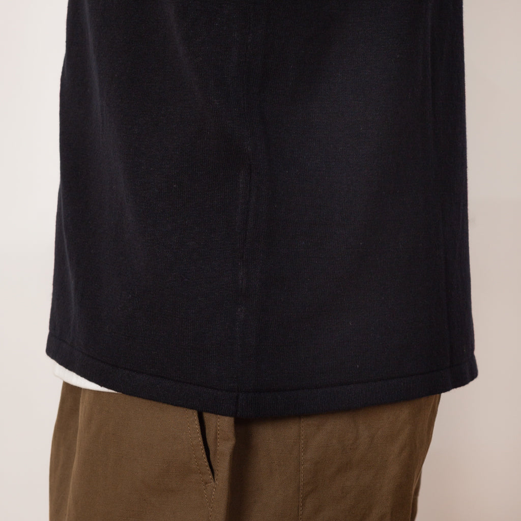 Rollo Cotton Linen SS Shirt - Dark Navy