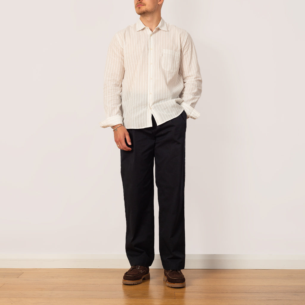 Curtis Shirt - Natural Stripe