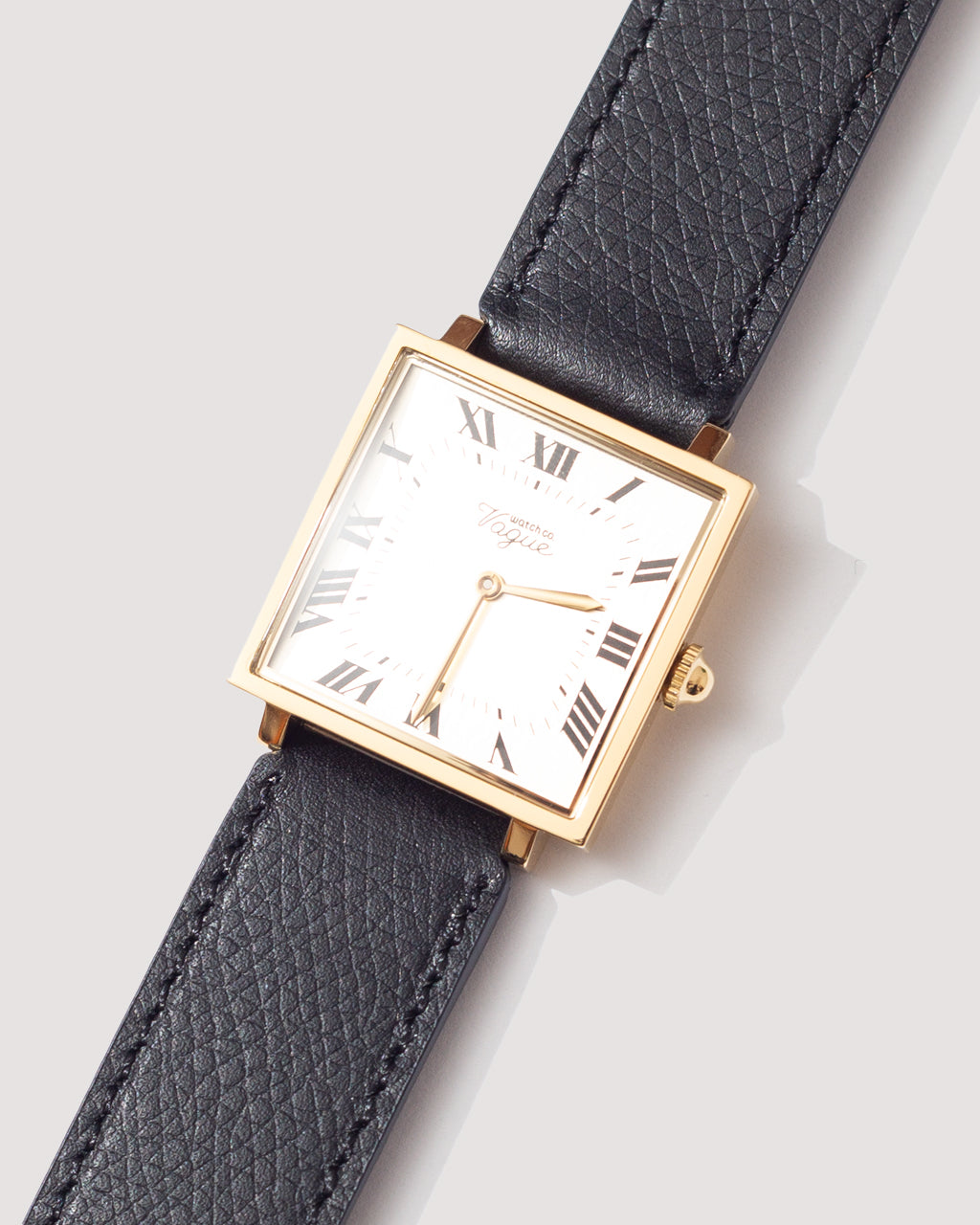 Carre Piece - Yellow Gold | Vague Watch Co. | Peggs & son.