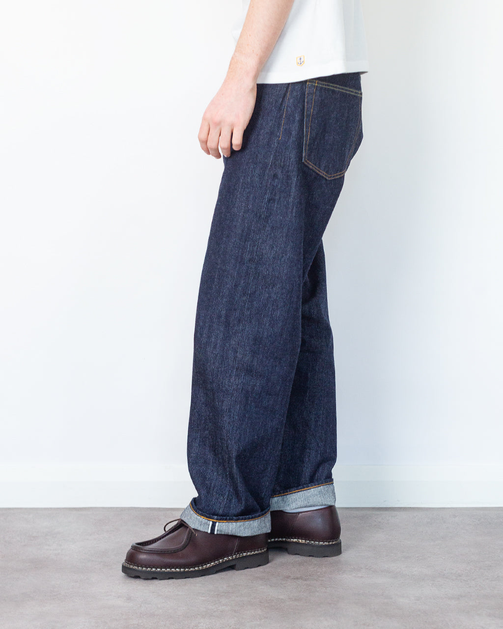 【ORDINARY FITS】Type Loose INDIGO 32 #117 117 Loose Fit - One Wash Indigo | Ordinary Fits | Peggs & son.