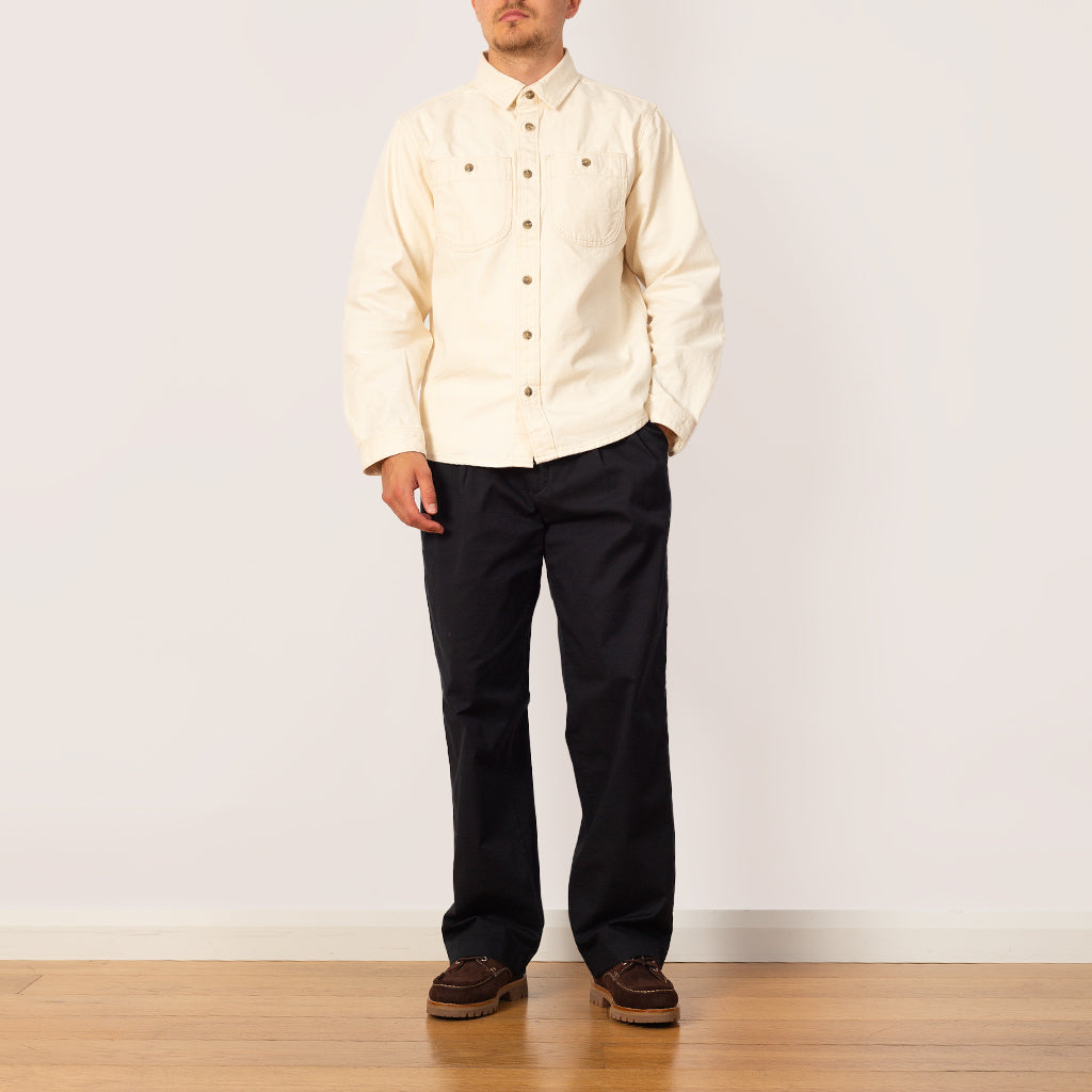Point Reyes Canvas Shirt - Undyed Natural