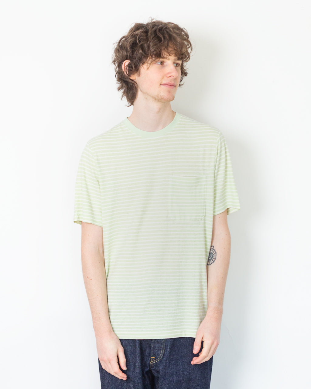 Trail Harbour Pocket Tee - Lichen Green