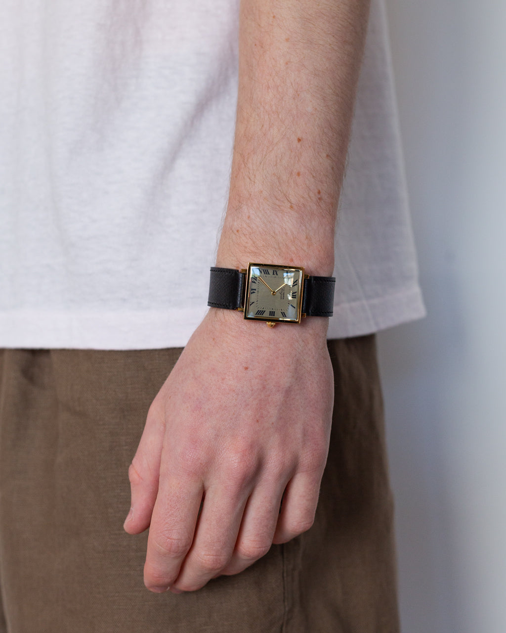 Carre Piece - Yellow Gold | Vague Watch Co. | Peggs & son.
