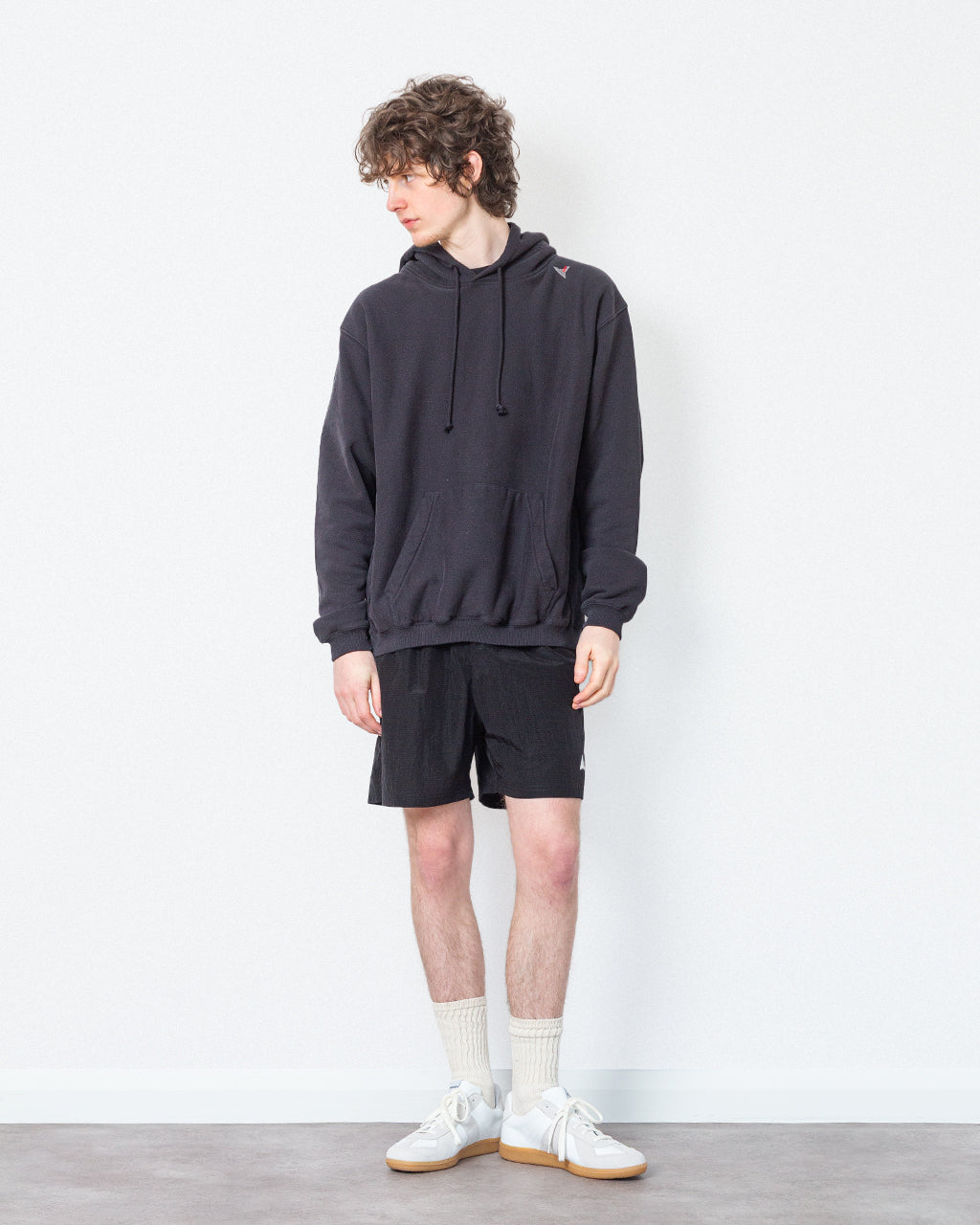 Logo Hoodie - Washed Black