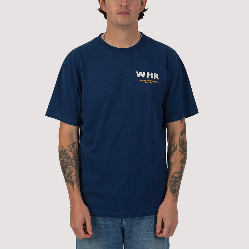 Wobbly Worker Tee - Navy