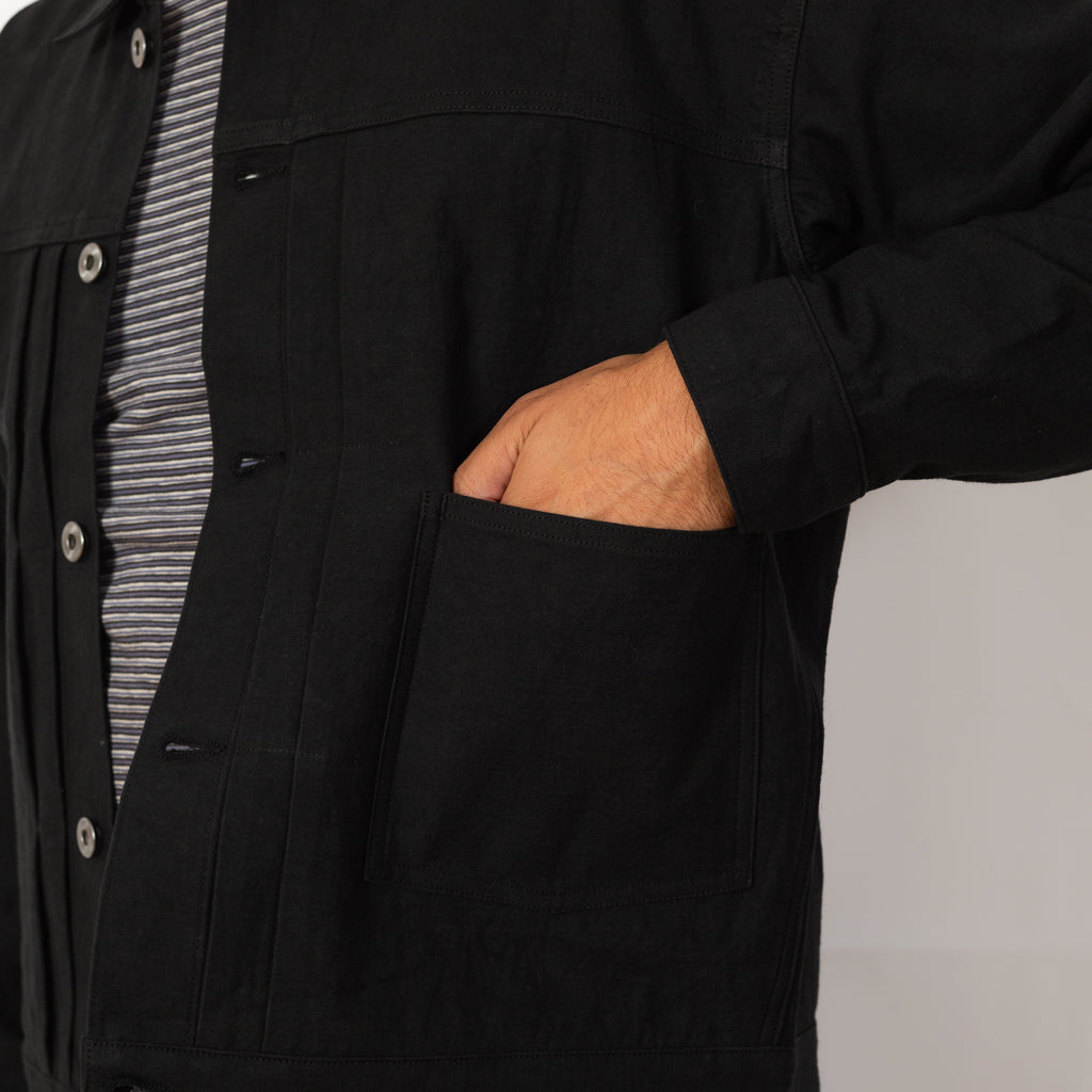 Buckle Backed Jacket - Black