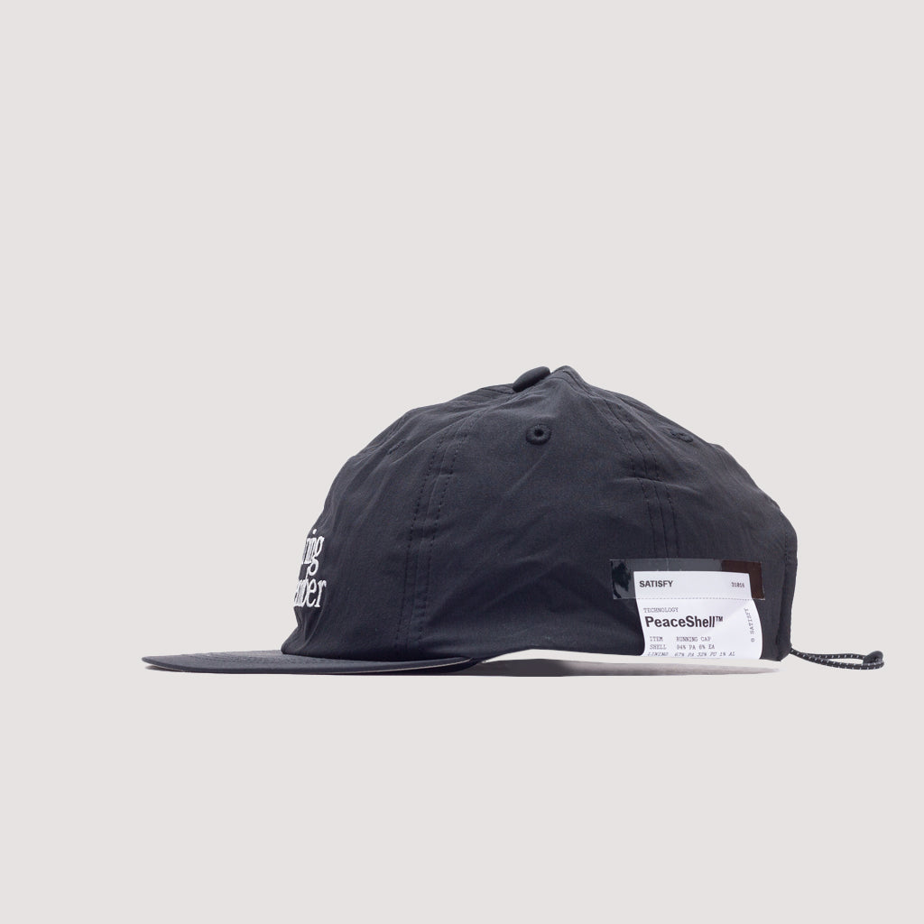 PeaceShell Running Cap - Black