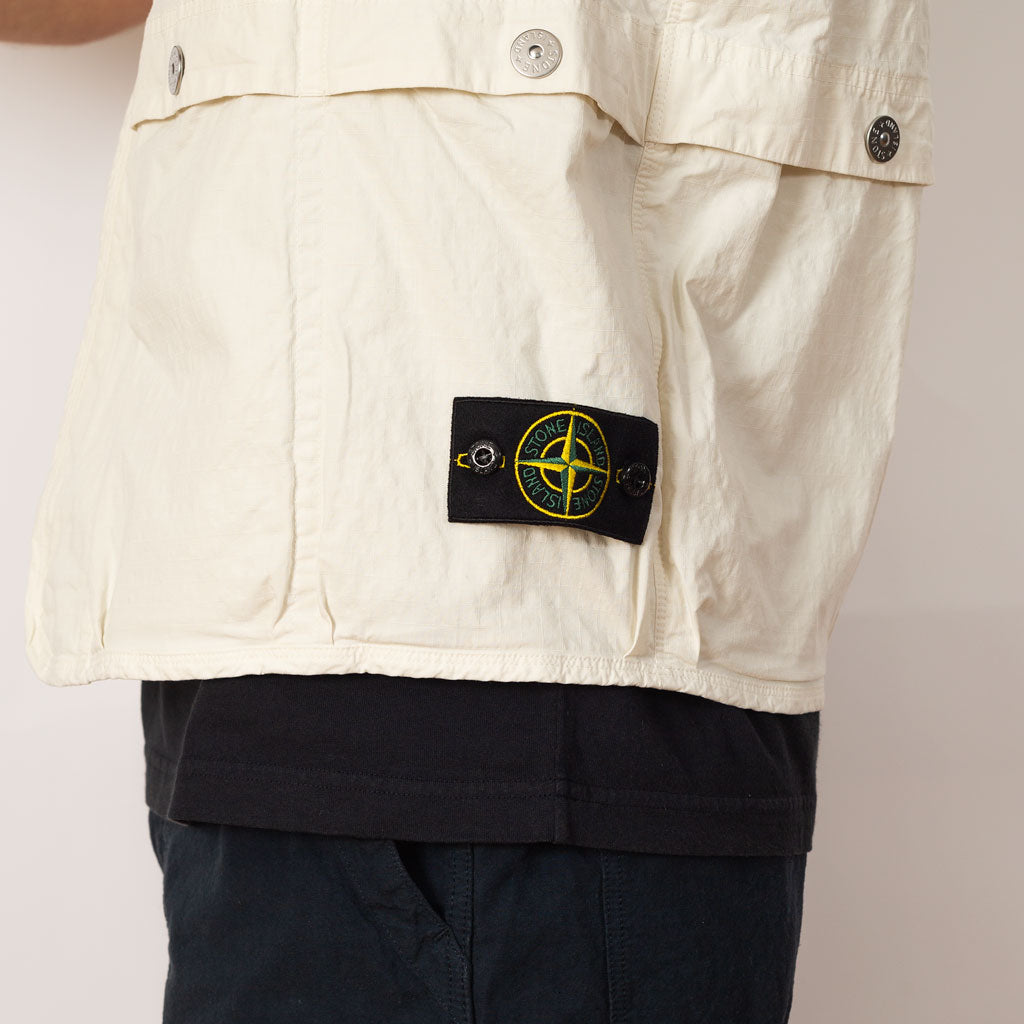 Ripstop Vest - Ivory (V0093)