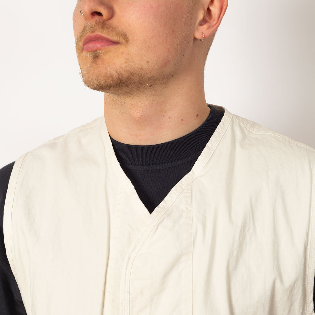 Ripstop Vest - Ivory (V0093)