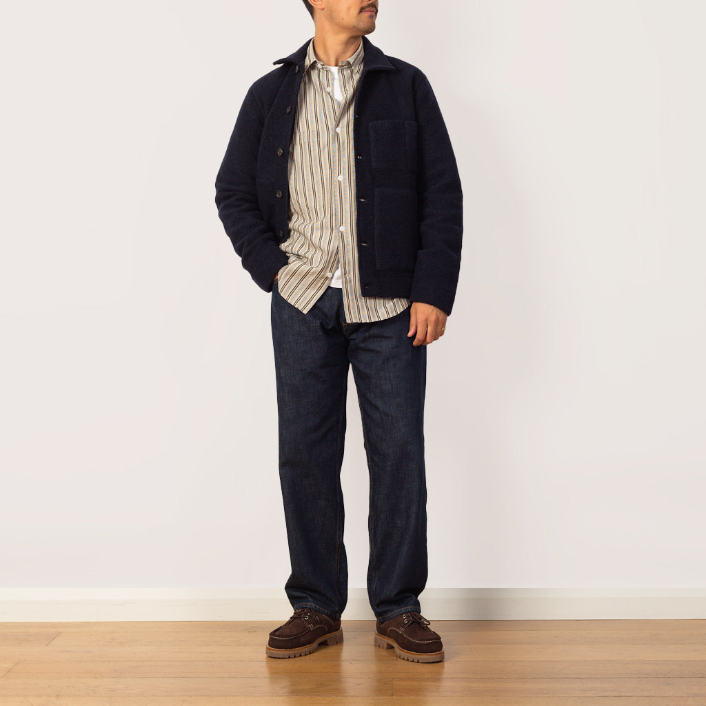 Uniform Jacket Wool Fleece - Navy