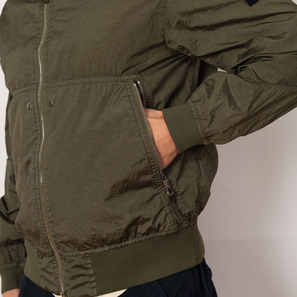 Crinkle Bomber - Military Green (V0054)