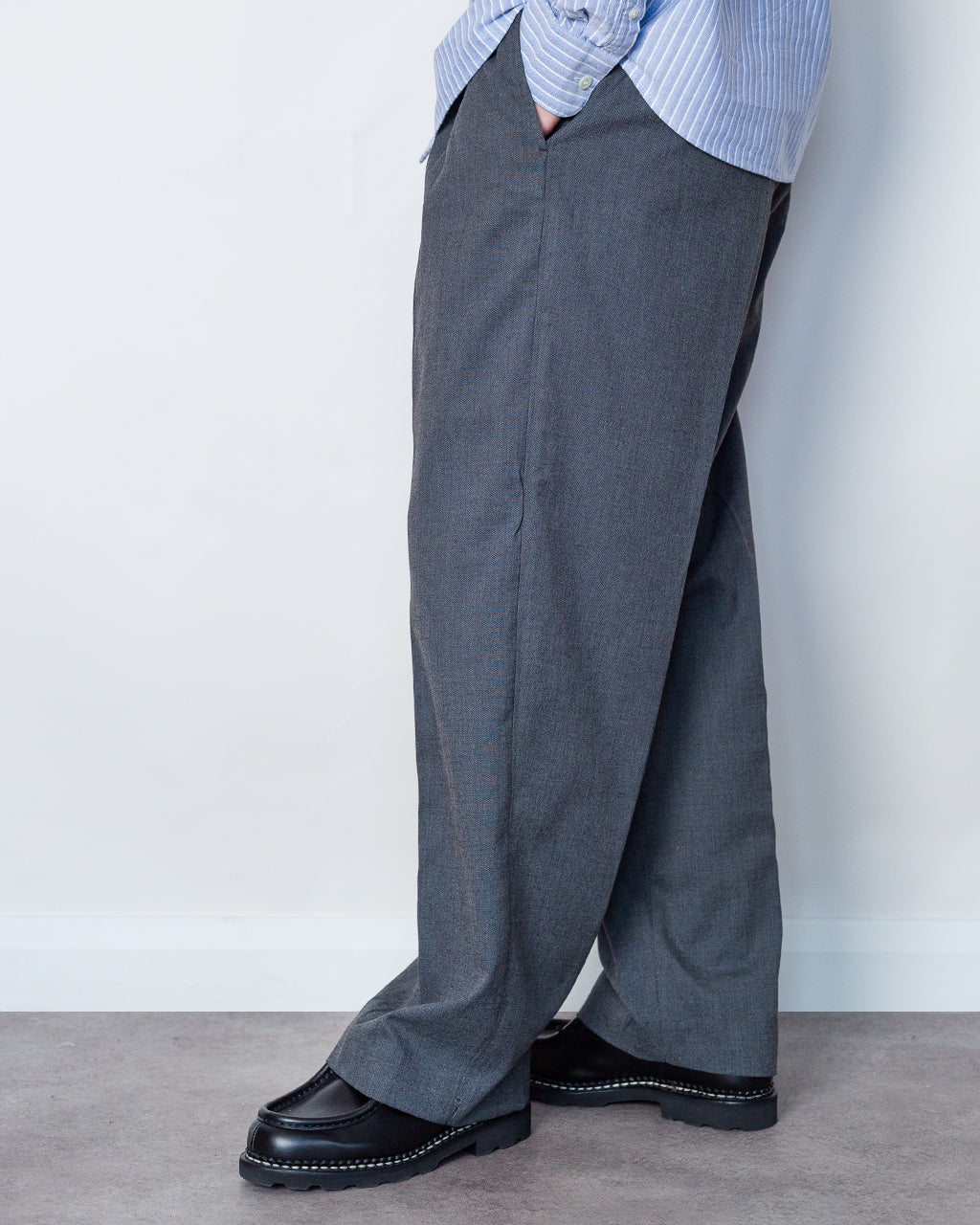 Ravn 263 Trouser - Dark Grey Melange