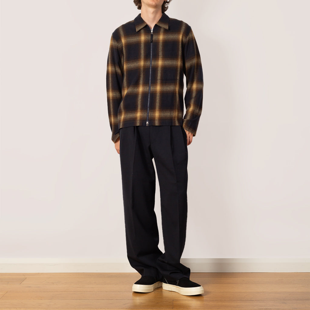Zip Shirt - Canyon Check Navy
