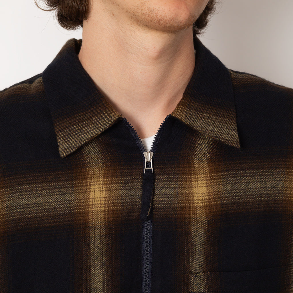 Zip Shirt - Canyon Check Navy