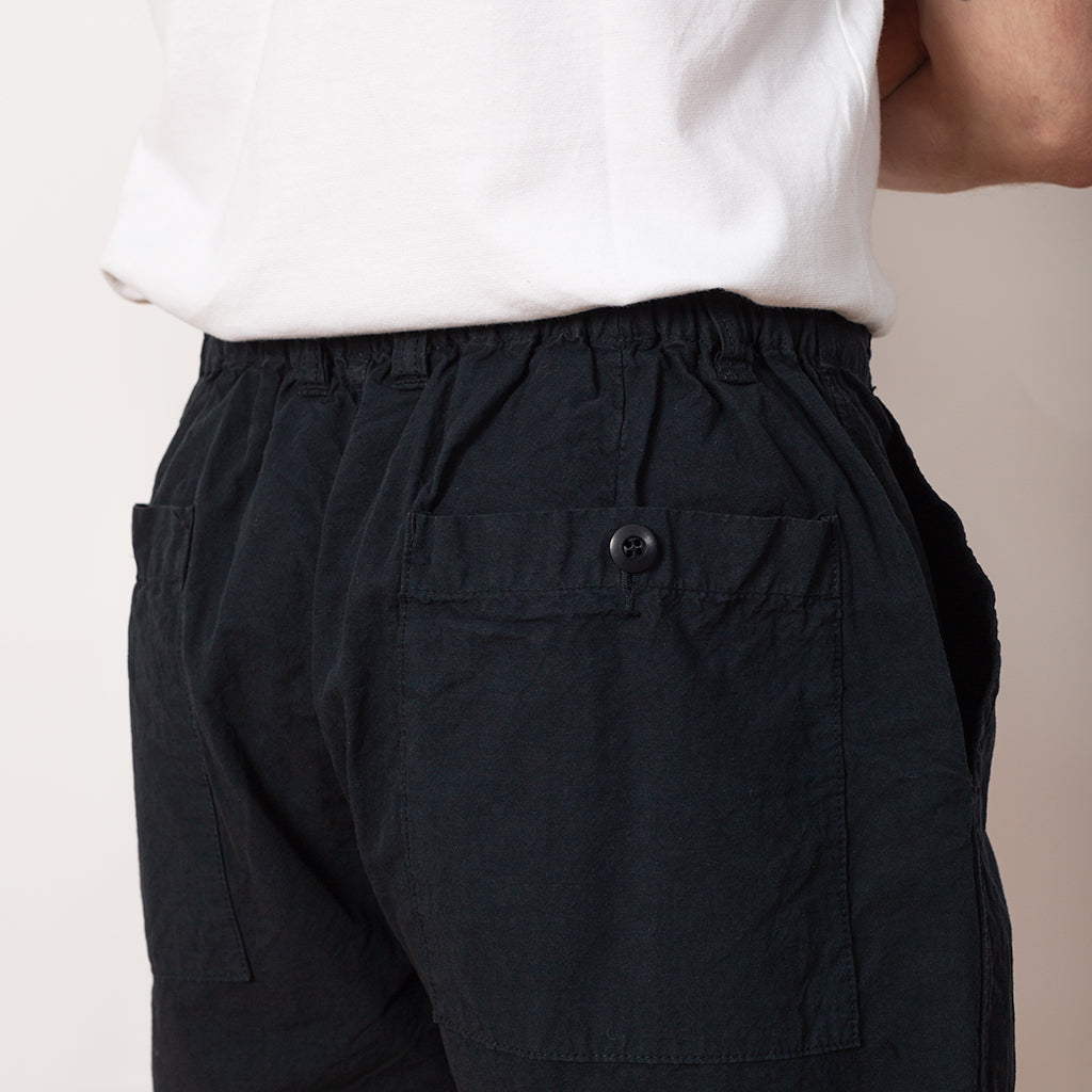 Peg Top Baker Shorts - Navy