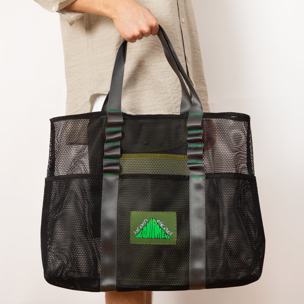 Equipment Mesh Tote Bag - Black Multi