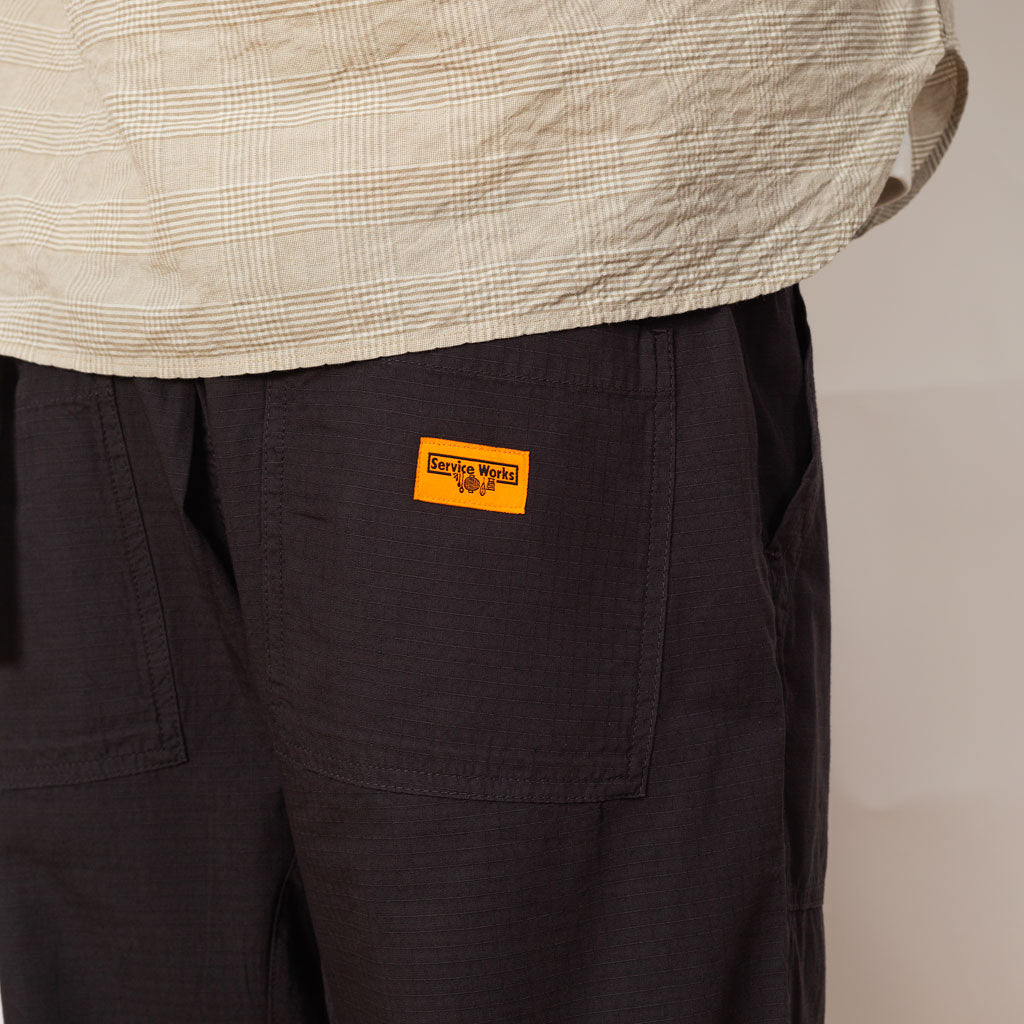 Ripstop Chef Pant - Washed Black